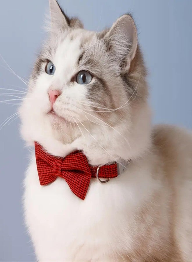 KittuPet Quick Release Cat Collars, Soft Kitten Collars with Detachable Bow Tie Lightweight Kitten Collars (Multicolour) - Image 5